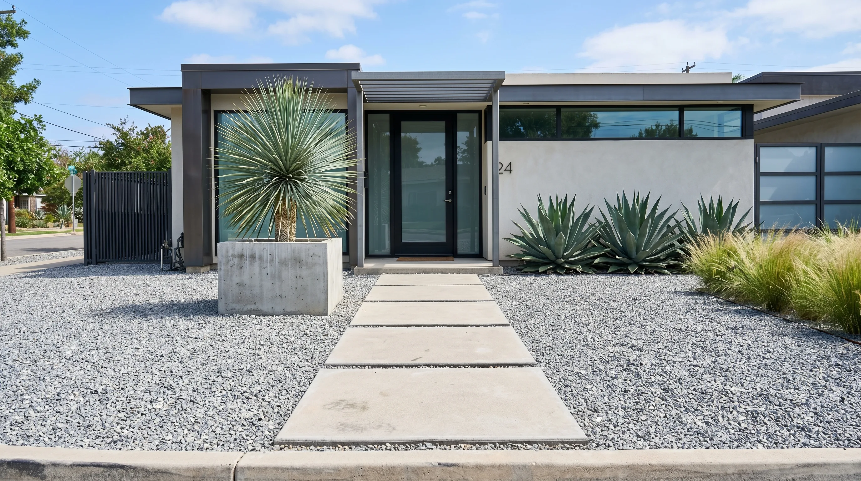 Low-Maintenance Front Planting Design